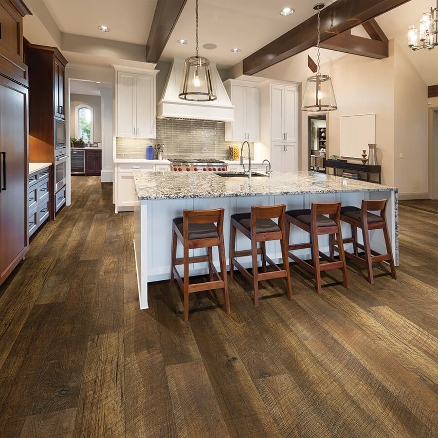 Duchess, Hickory, Courtier Resilient flooring Rigid collection by Hallmark Floors. 